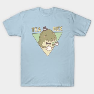 Cute Dinosaur Tea Rex Trex Pun T-Shirt